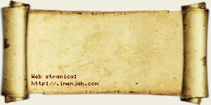 Jovana Rebrača vizit kartica